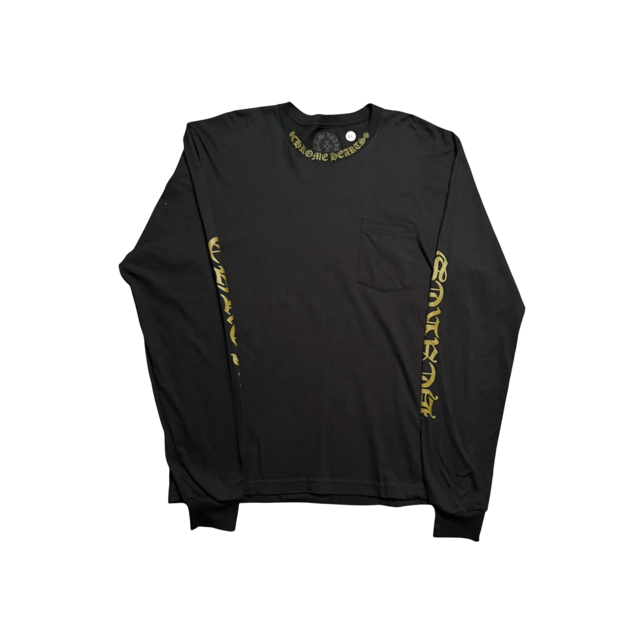 Chrome Hearts 1988 Neck Logo Long Sleeve T-shi | Common Hype