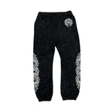 Chrome Hearts All Over 'Cemetery Print' Black Sweatpants