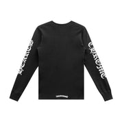 Chrome Hearts Men's Scroll Logo Long-Sleeve Thermal T-Shirt - Common Hype