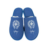 Chrome Hearts Blue Las Vegas Exclusive Hotel Slippers