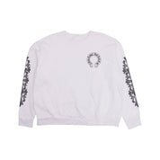 Chrome Hearts Horseshoe Logo Crewneck White