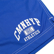 Common Hype Athletics Contrast Mesh Short Royal Blue