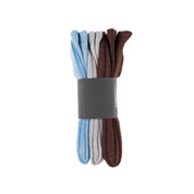 Common Hype Tonal Embroidered Sock Brown, Grey, Blue (3-Pack) - Common Hype