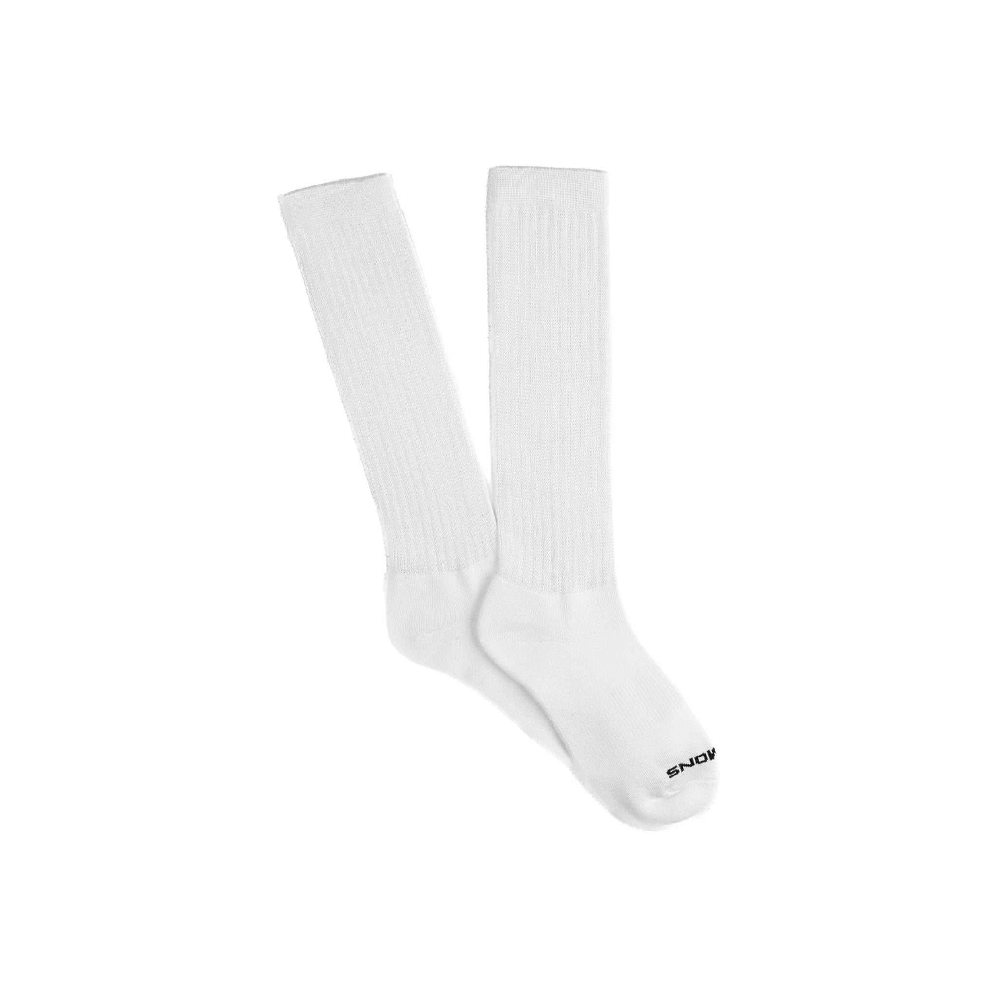 Commons Scrunch Crew Sock White (2-Pack) - Common Hype