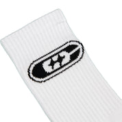 Common Hype Double Star Sock White (3-Pack)
