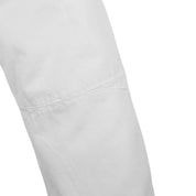 Commons Double Knee Star Denim Pant White - Common Hype