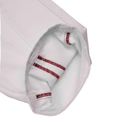 Commons Double Knee Star Denim Pant White - Common Hype