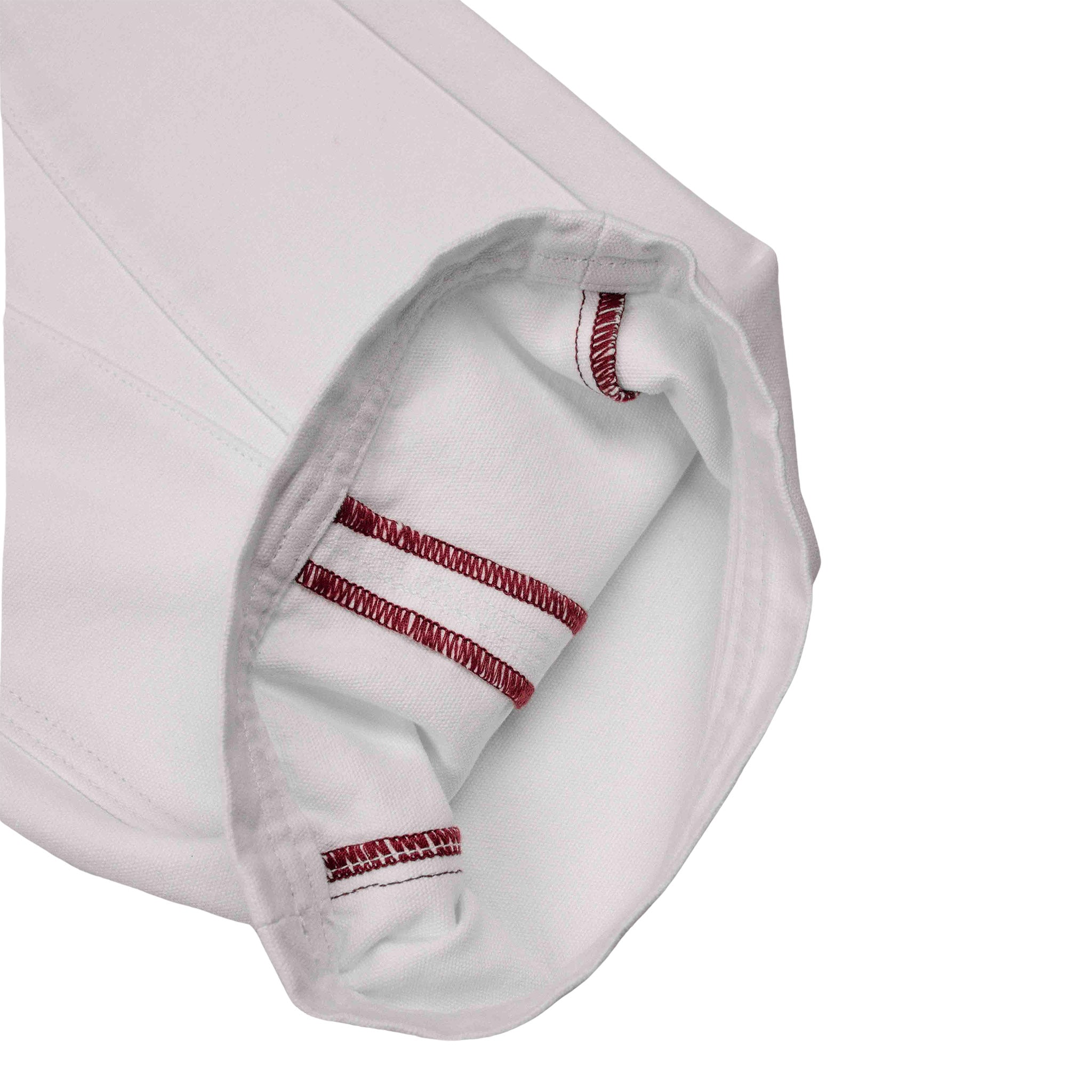 Commons Double Knee Star Denim Pant White - Common Hype