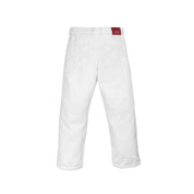 Commons Double Knee Star Denim Pant White - Common Hype