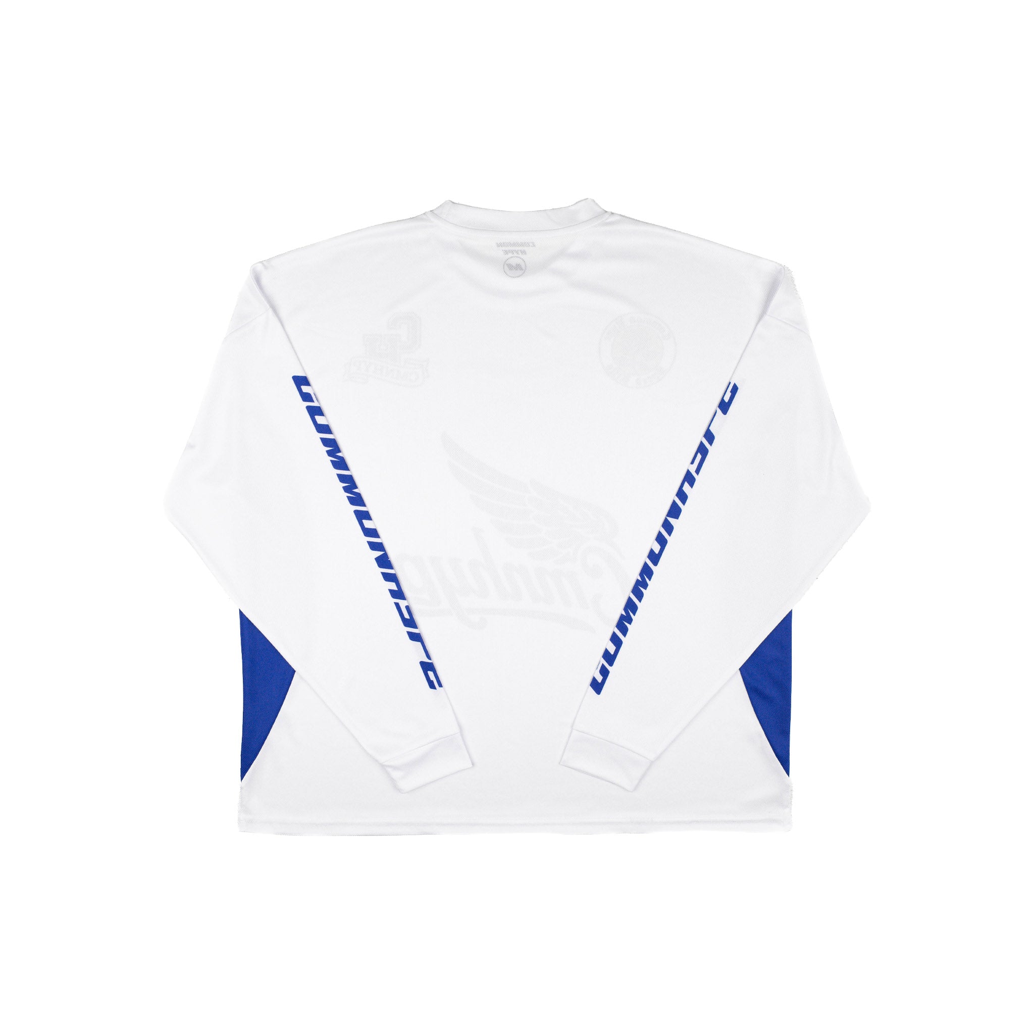 Common Hype Speed Kills Long Sleeve Racing Jersey White - Common Hype