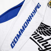 Common Hype Speed Kills Long Sleeve Racing Jersey White - Common Hype