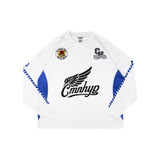 Common Hype Speed Kills Long Sleeve Racing Jersey White