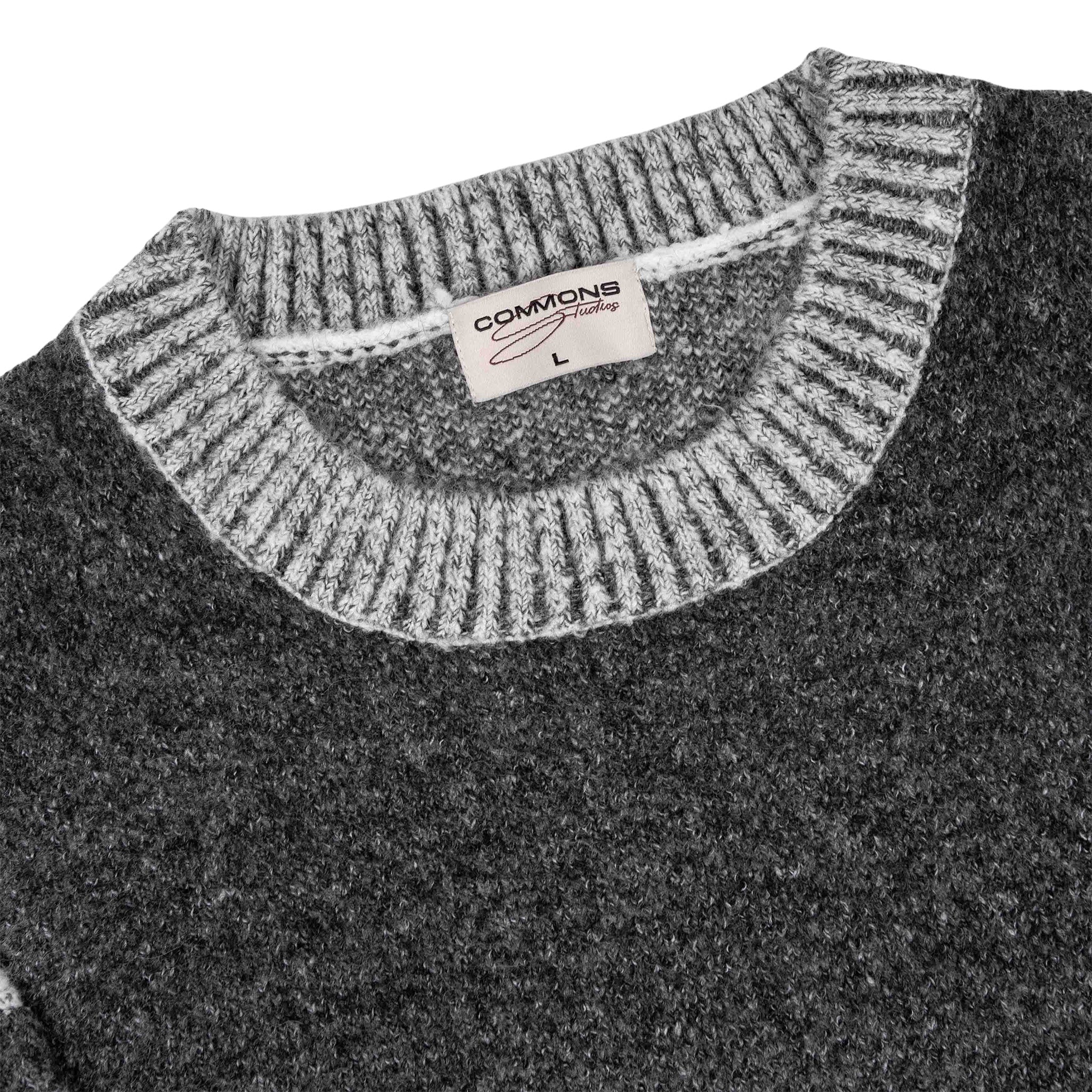 Commons Pullover Knit Forrest Charcoal - Common Hype