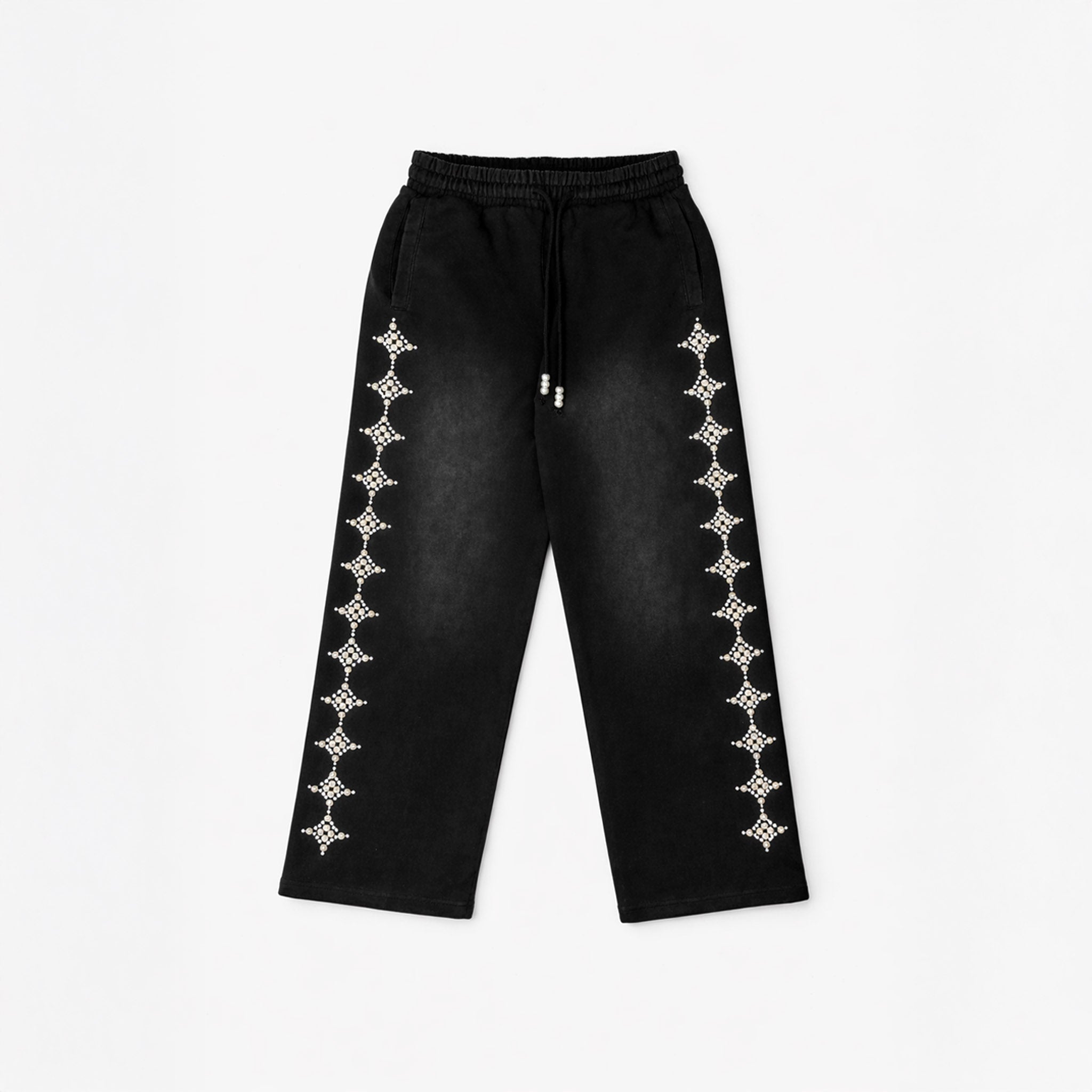 Commons Pearled Star Sweatpants Black