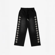 Commons Pearled Star Sweatpants Black