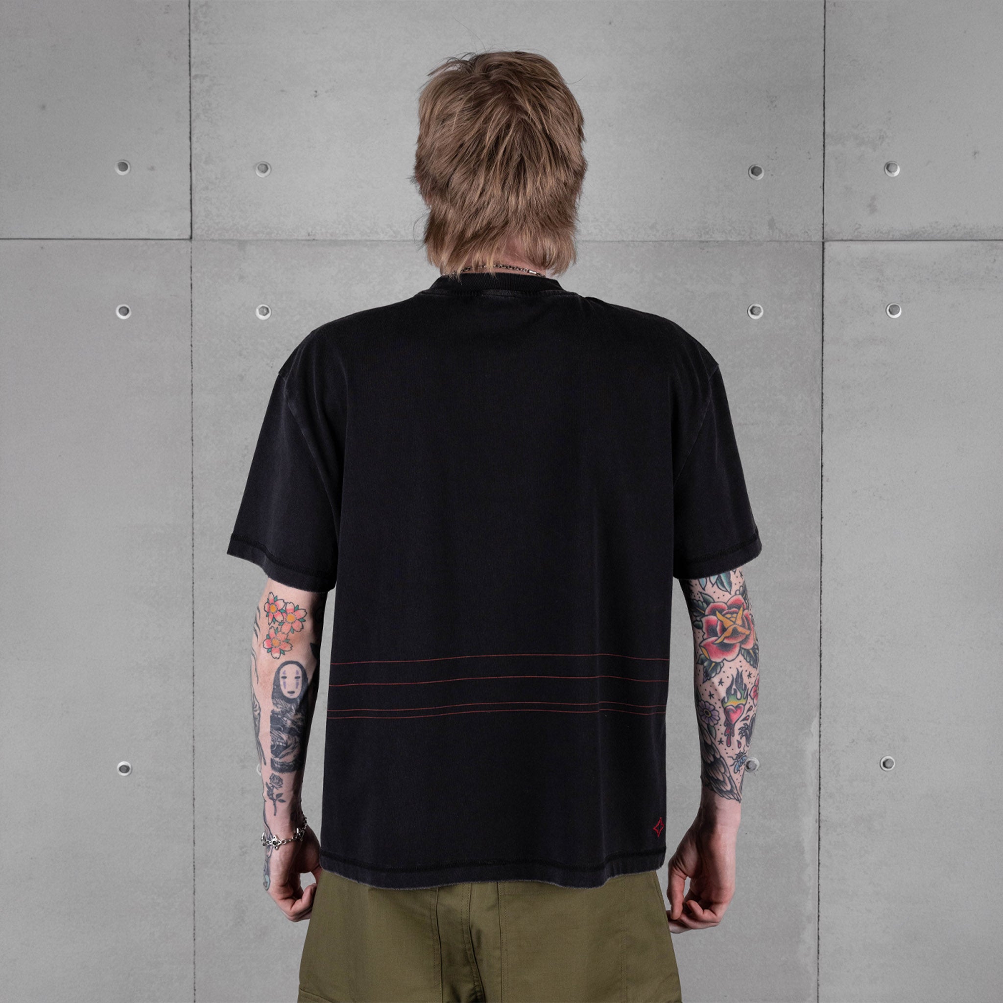Commons Beam Tee Vintage Black
