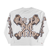 Commons Bad to the Bone Long Sleeve Tee White