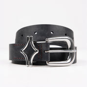 Commons Studios Outlaw Leather Belt Onyx