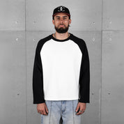 Commons Studios Waffle Thermal Long Sleeve Black/White