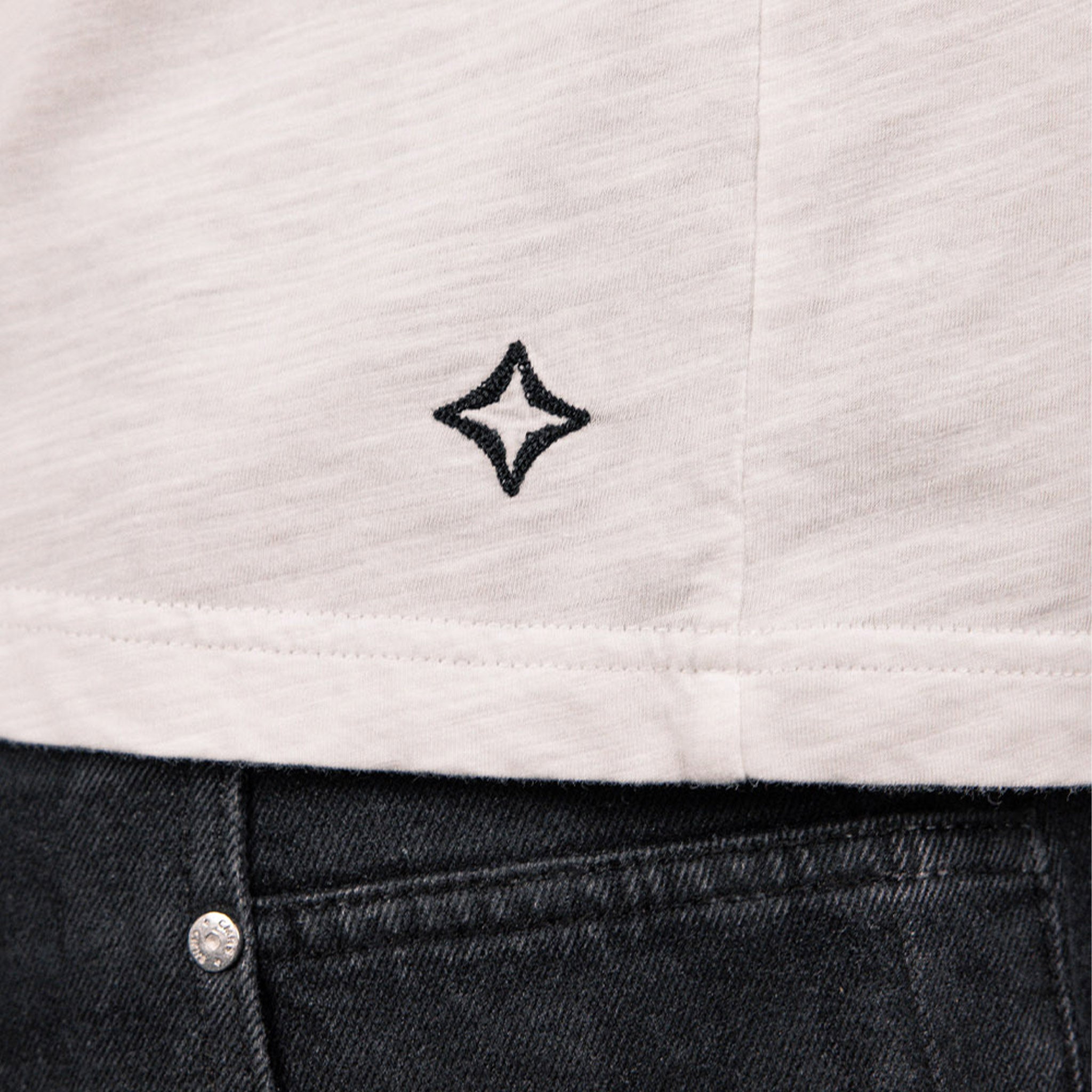 Commons Studios Futago Ringer Tee Black
