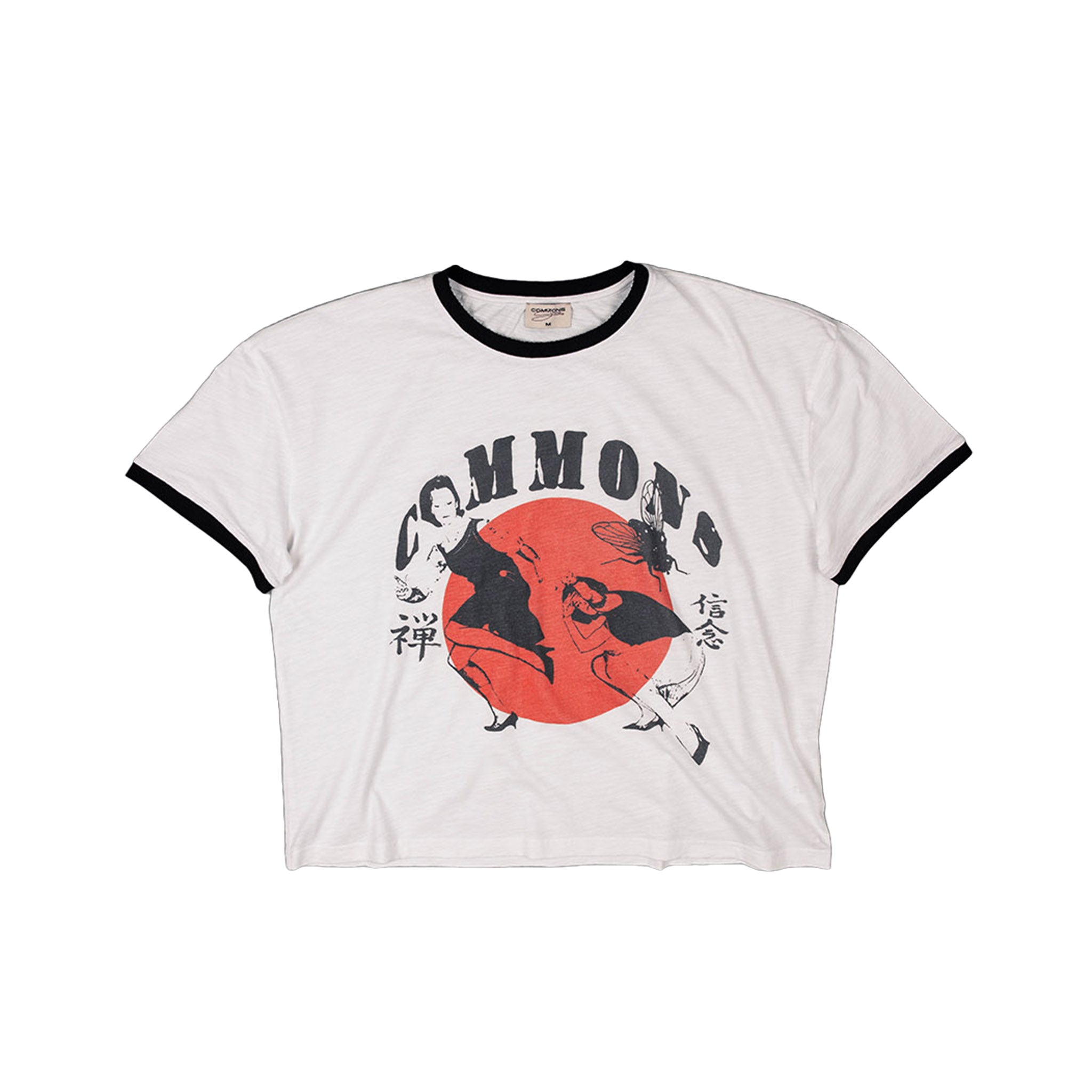 Commons Studios Futago Ringer Tee Black