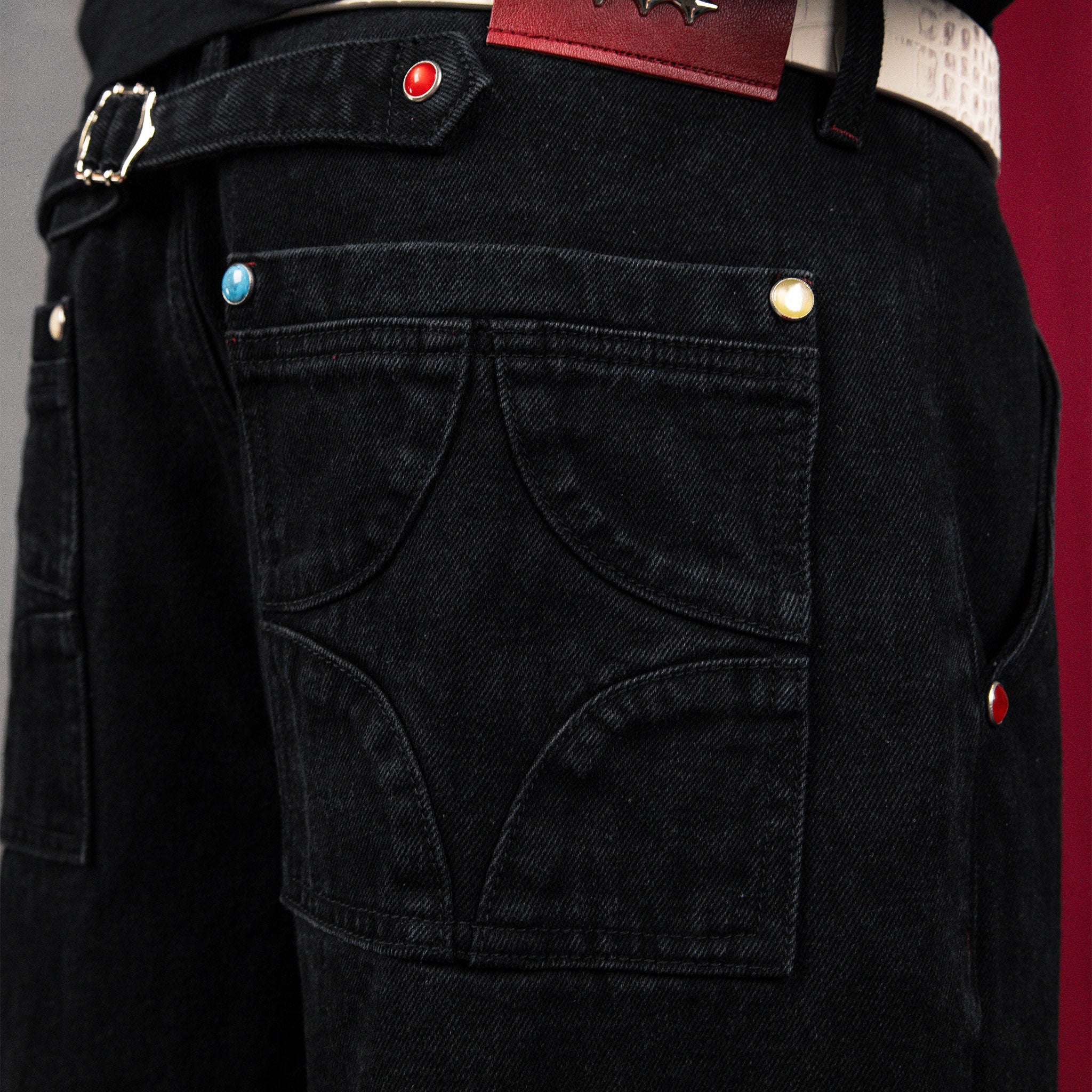 Commons Rivet Star Denim Black