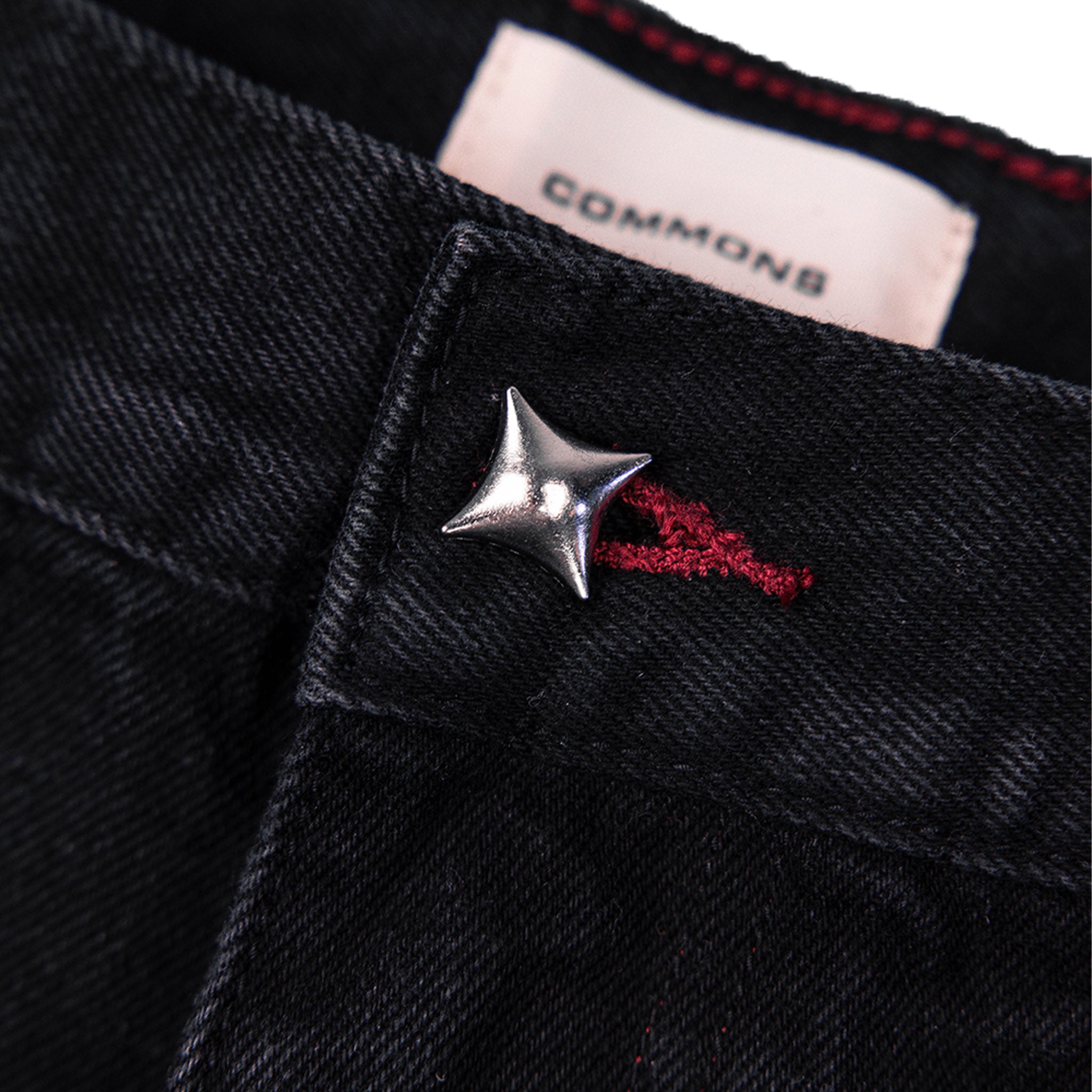 Commons Rivet Star Denim Black