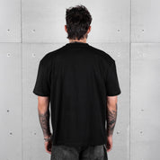 Commons Blank Star Embroidered Tee Jet Black