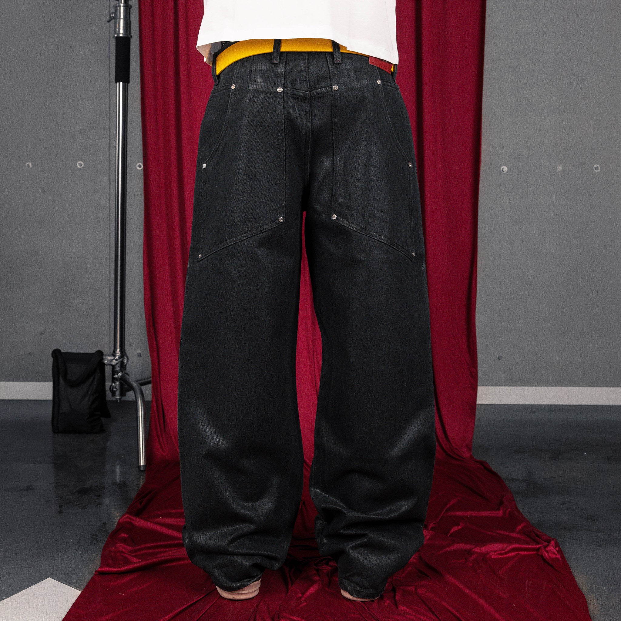 Commons Wax Chop Pant Black Rinse