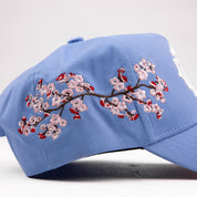Common Hype Cherry Blossom Rhinestone Hat Blue