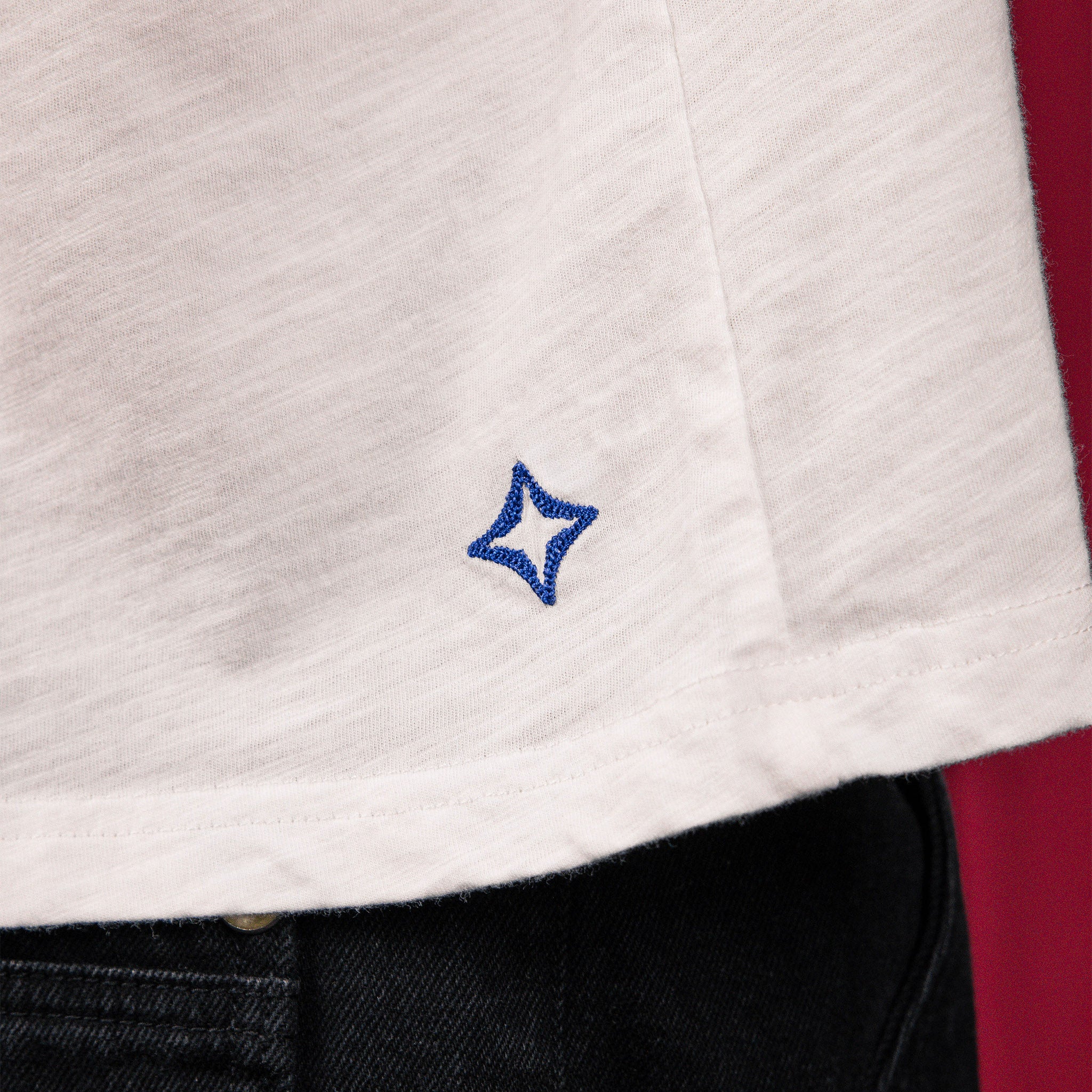 Commons Studios Mu-Jo Ringer Tee Blue