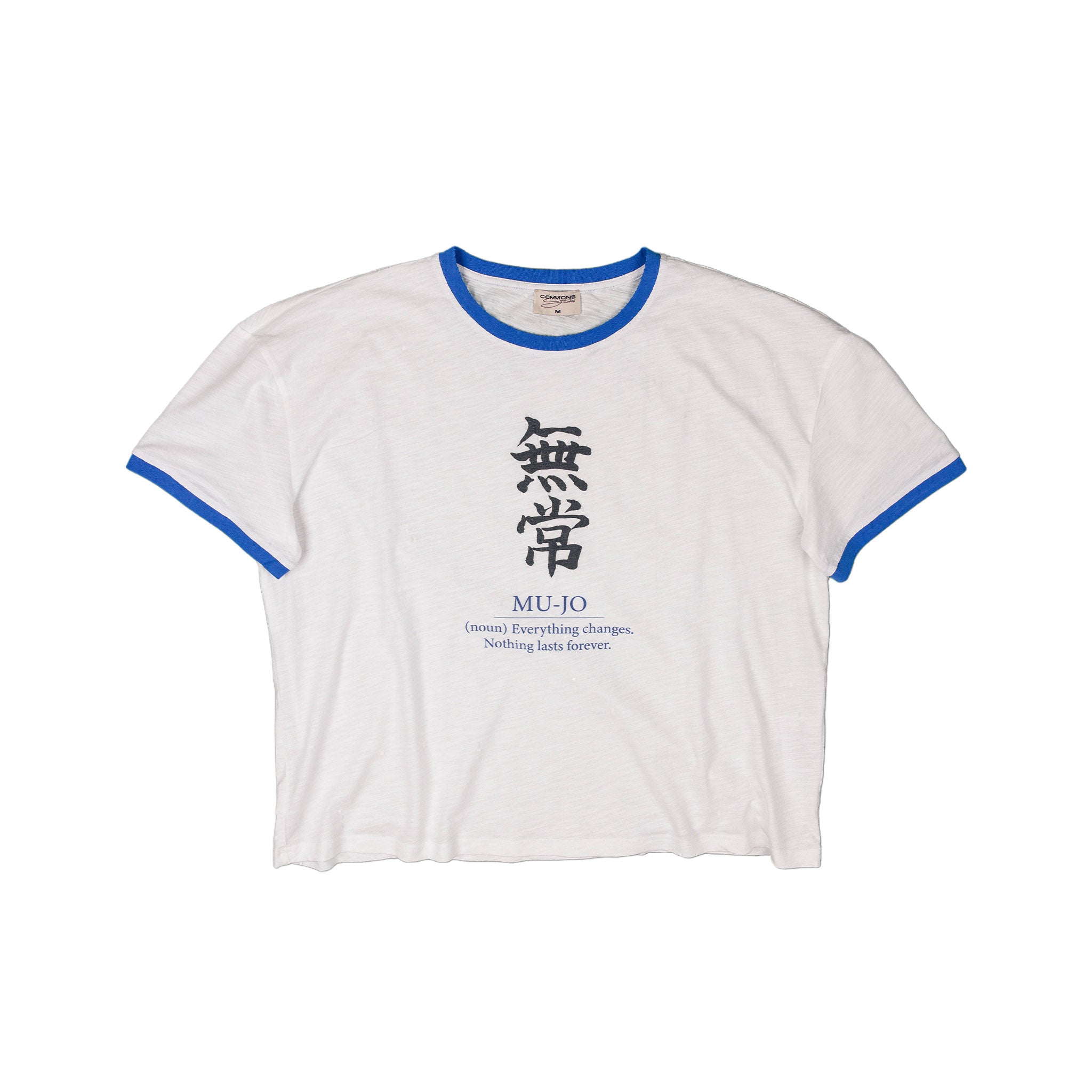 Commons Studios Mu-Jo Ringer Tee Blue