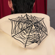 Commons Spider Zip-Up Hoodie Cream