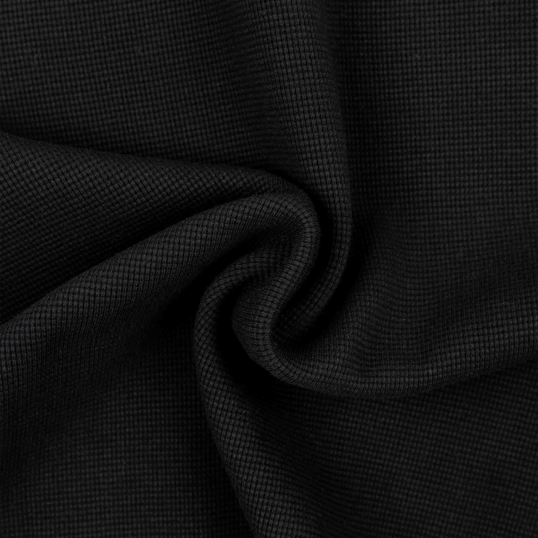 Commons Thermal Long Sleeve Tee Black - Common Hype