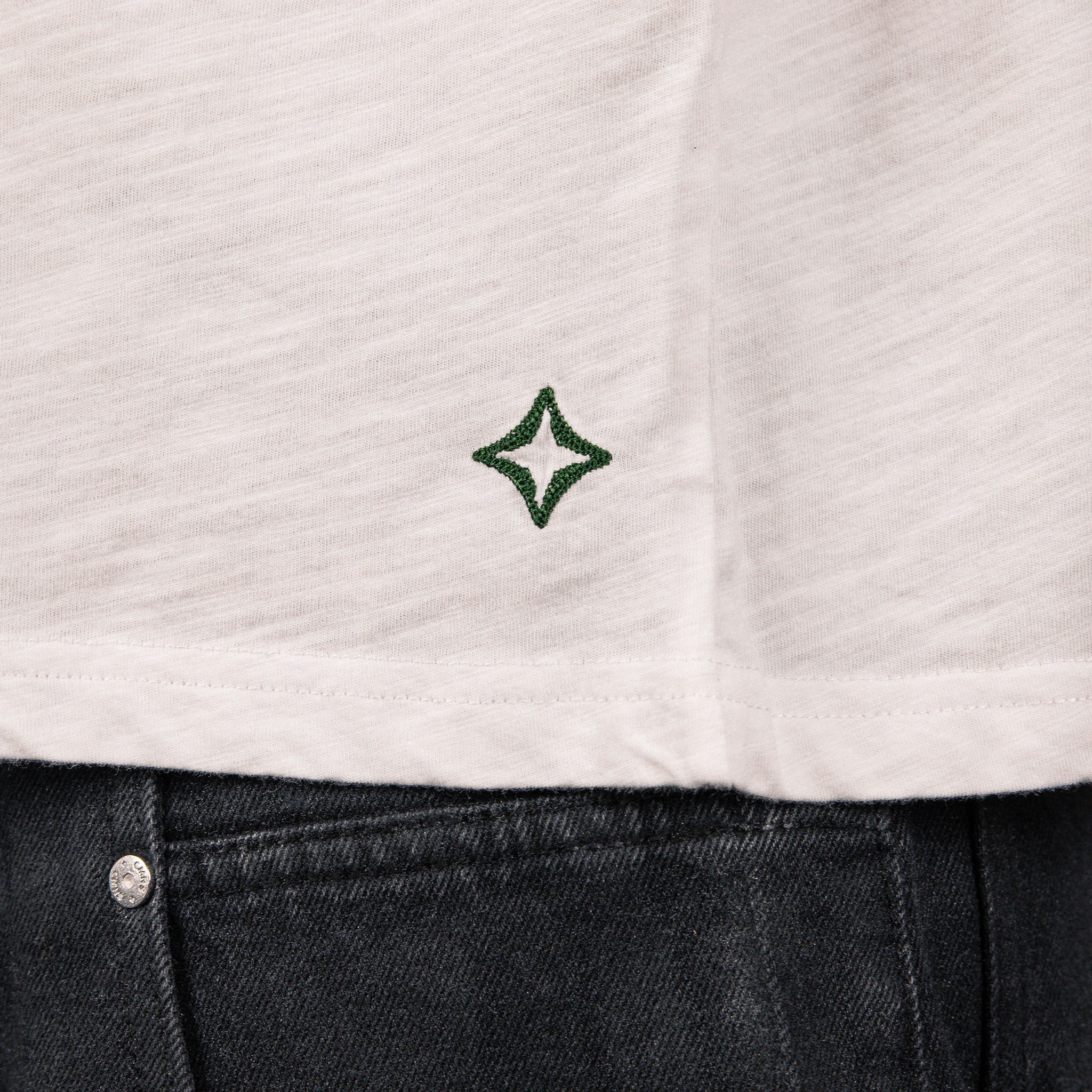 Commons Studios Shin-Nen Ringer Tee Green