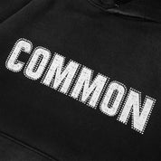 Common Hype Rhinestone Hoodie Vintage Black
