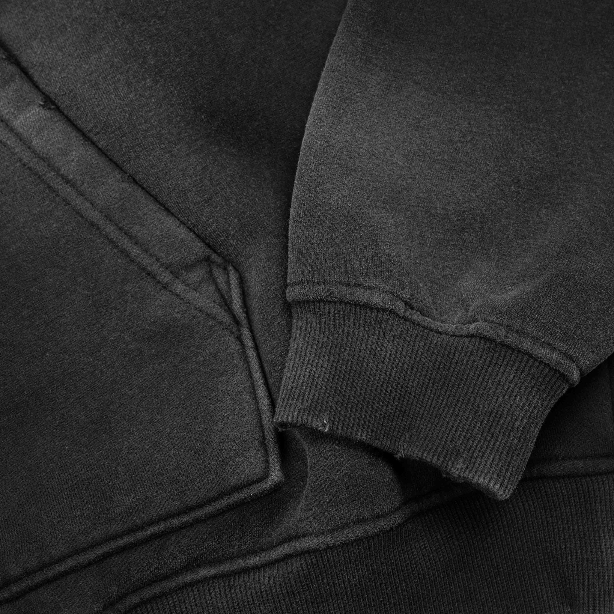 Common Hype Rhinestone Hoodie Vintage Black