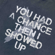 Commons No Mercy You Had a Chance Tee Washed Navy - Common Hype