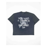 Commons No Mercy You Had a Chance Tee Washed Navy