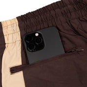 Common Hype 3/4 Nylon Short Mocha/Cream