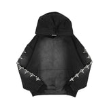 Commons Pearled Star Hoodie Vintage Black