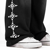 Commons Pearled Star Sweatpants Black