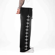 Commons Pearled Star Sweatpants Black