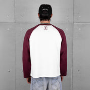 Commons Studios Waffle Thermal Long Sleeve Plum/White