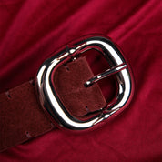 Commons Studios Starslinger Suede Belt Plum