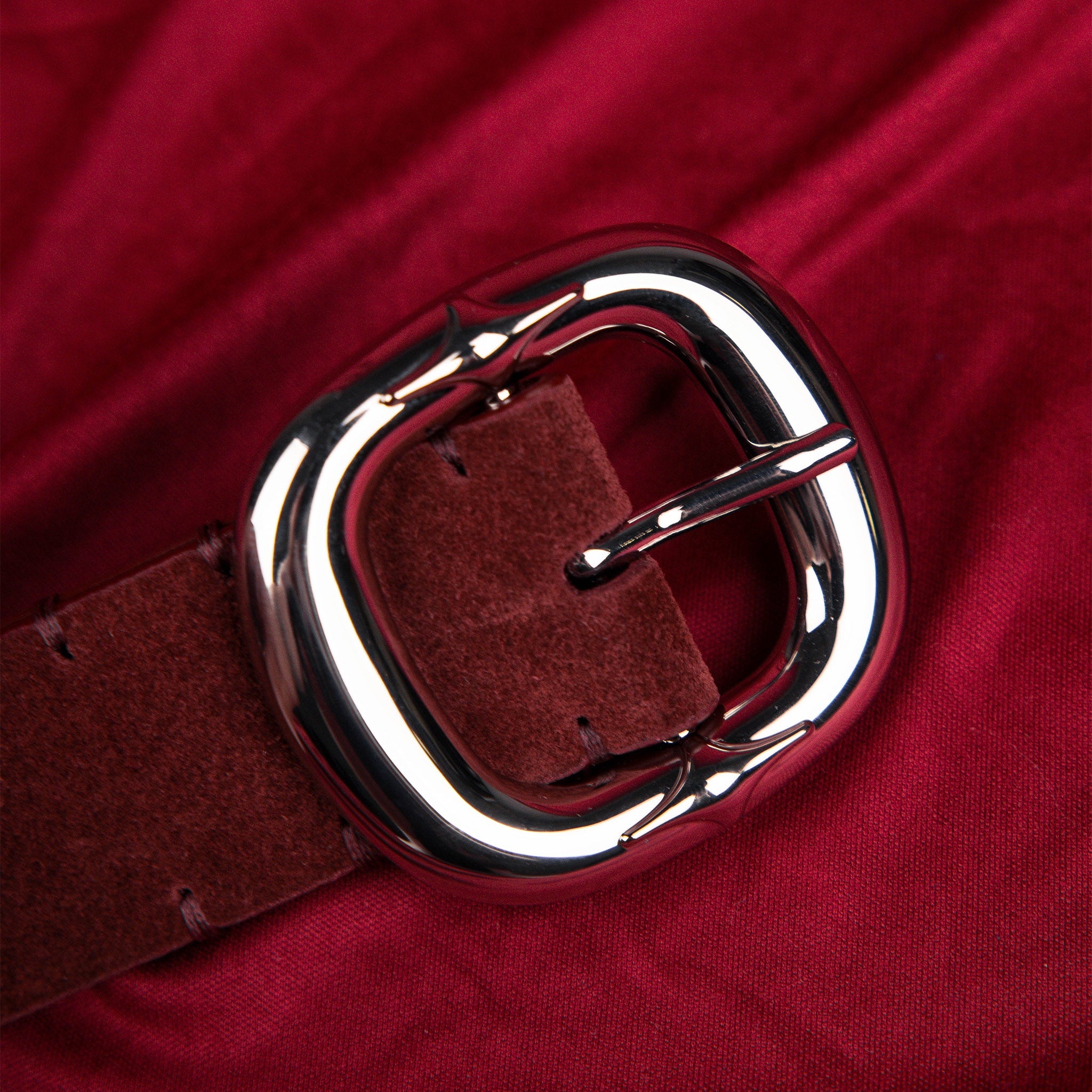 Commons Studios Starslinger Suede Belt Plum