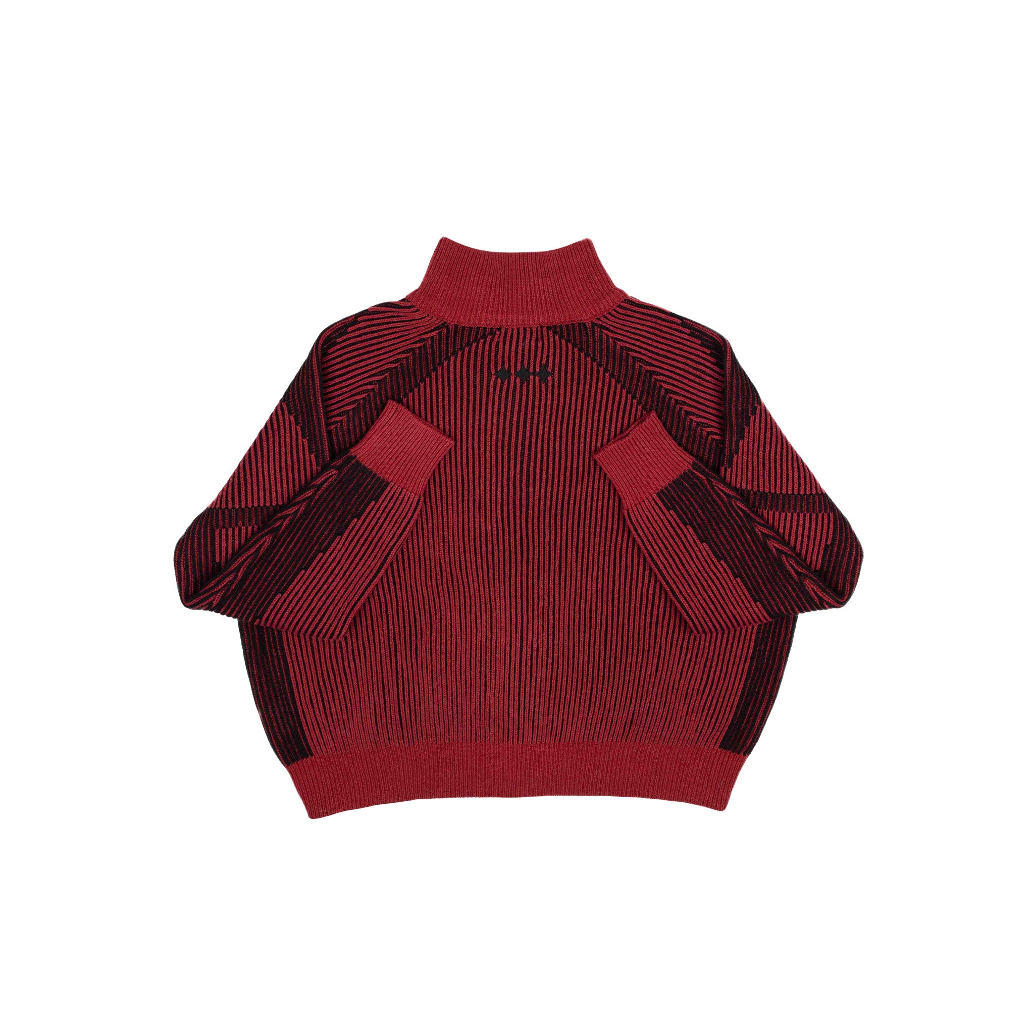Commons Star Zip-Up Knit Plum