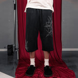 Commons Spider Sweatshort Vintage Black