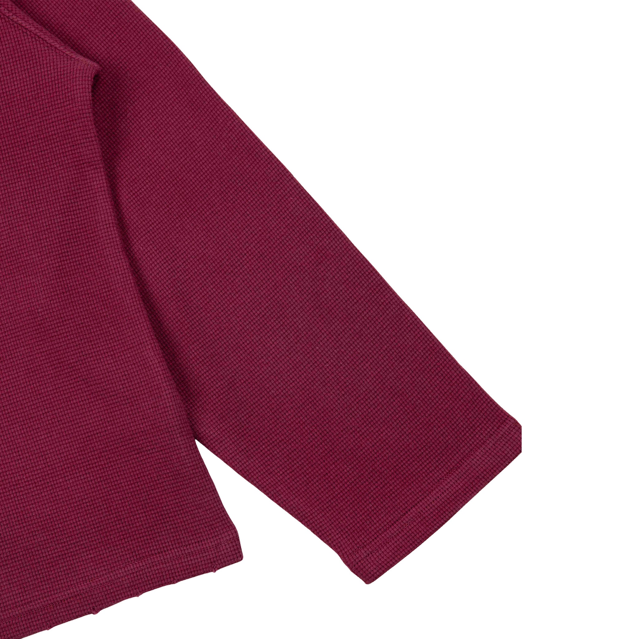 Commons Thermal Long Sleeve Tee Plum - Common Hype
