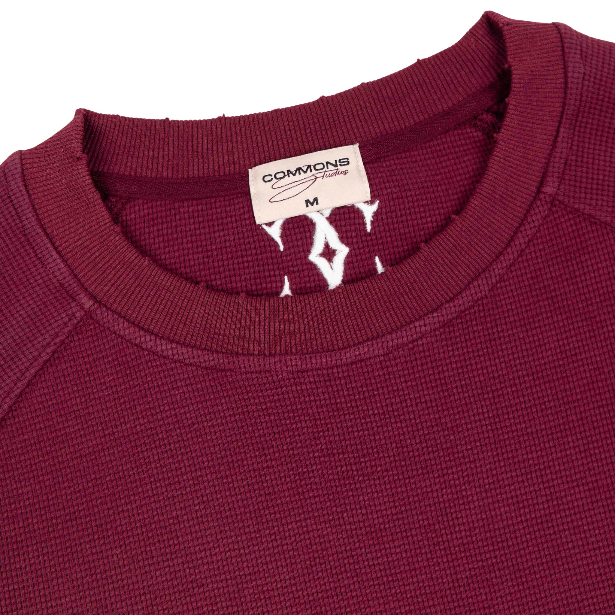 Commons Thermal Long Sleeve Tee Plum - Common Hype